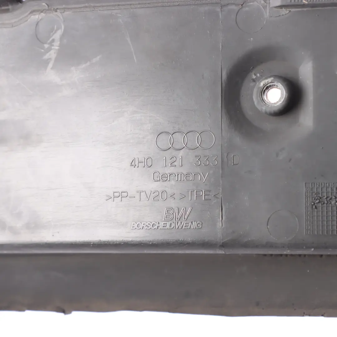 Audi A8 D4 Front Radiator Upper Top Middle Air Vent Channel Guide - SKU 4H0121333D - Part number 4H0121333D