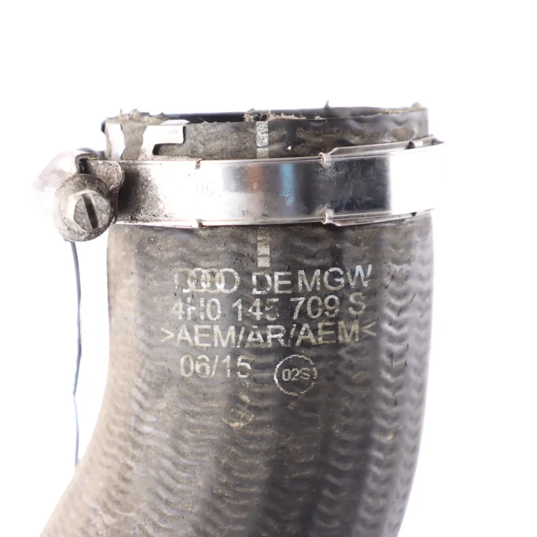 Pressure Hose Pipe Hose Line Left N/S 3.0 TDI 4H0145709 to Audi A8 D4 Intercooler with Part number 4H0145709S Audi A8 D4 Intercooler Pressure Hose Pipe Hose Line Left N/S 3.0 TDI 4H0145709 - SKU 4H0145709S - Part number 4H0145709S