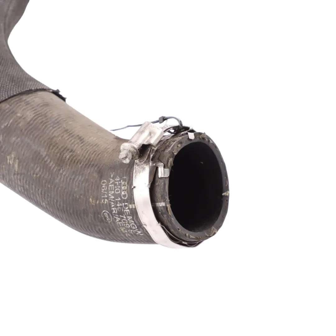 Audi A8 D4 Intercooler Pressure Hose Pipe Hose Line Left N/S 3.0 TDI 4H0145709 - SKU 4H0145709S - Part number 4H0145709S