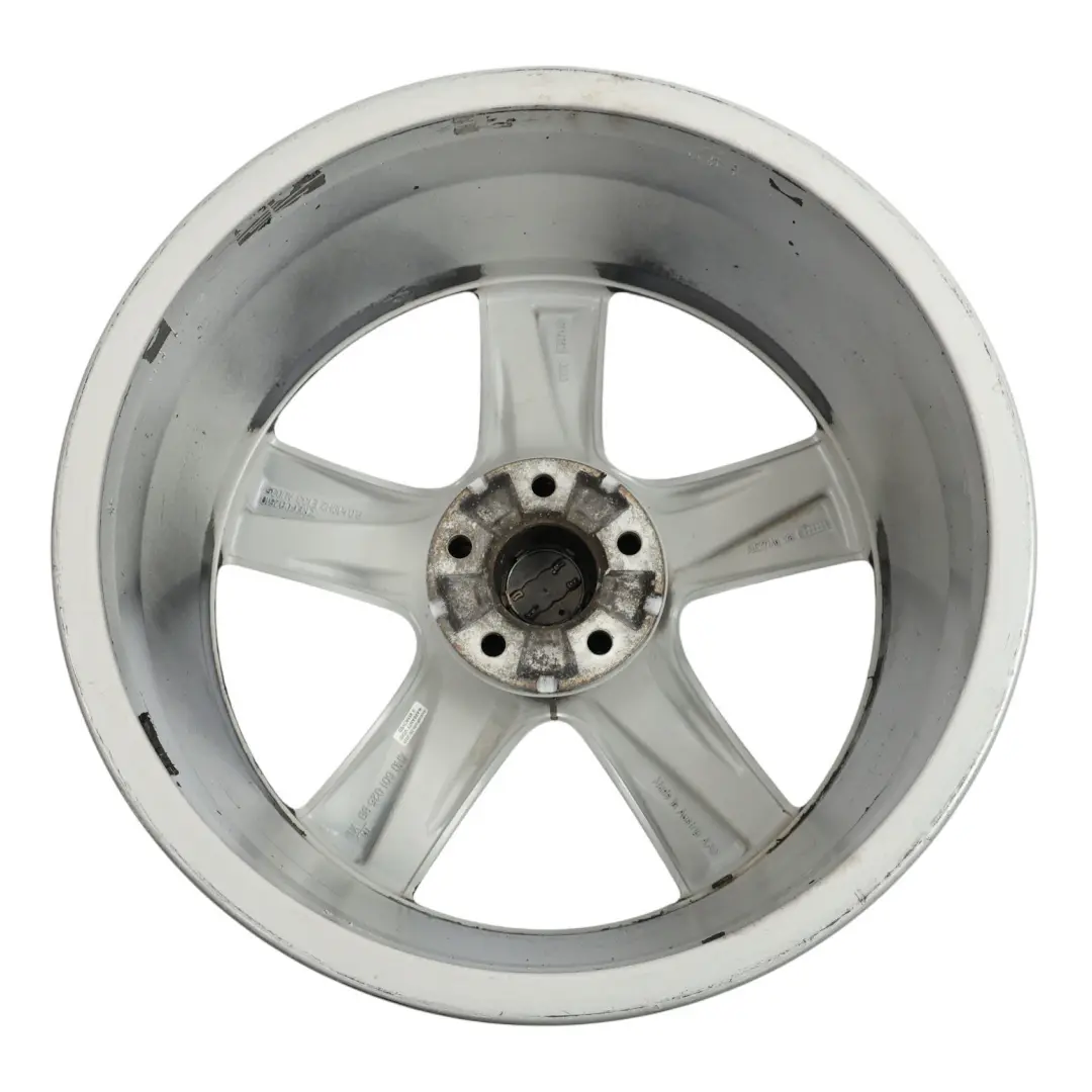 Audi A8 4H D4 Black Wheel Alloy Rim 19" 9J ET:33 Star Spoke - SKU 4H0601025BB-1 - Part number 4H0601025BB