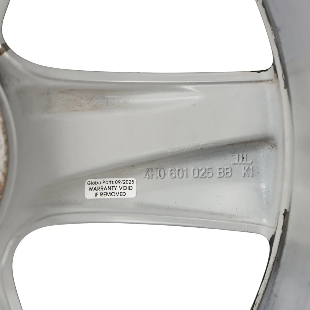 Schwarz Alufelge 19" 9J ET:33 Sternspeiche für Audi A8 4H D4 mit Teilenummer 4H0601025BB Audi A8 4H D4 Schwarz Alufelge 19" 9J ET:33 Sternspeiche - SKU 4H0601025BB-1 - Teilenummer 4H0601025BB