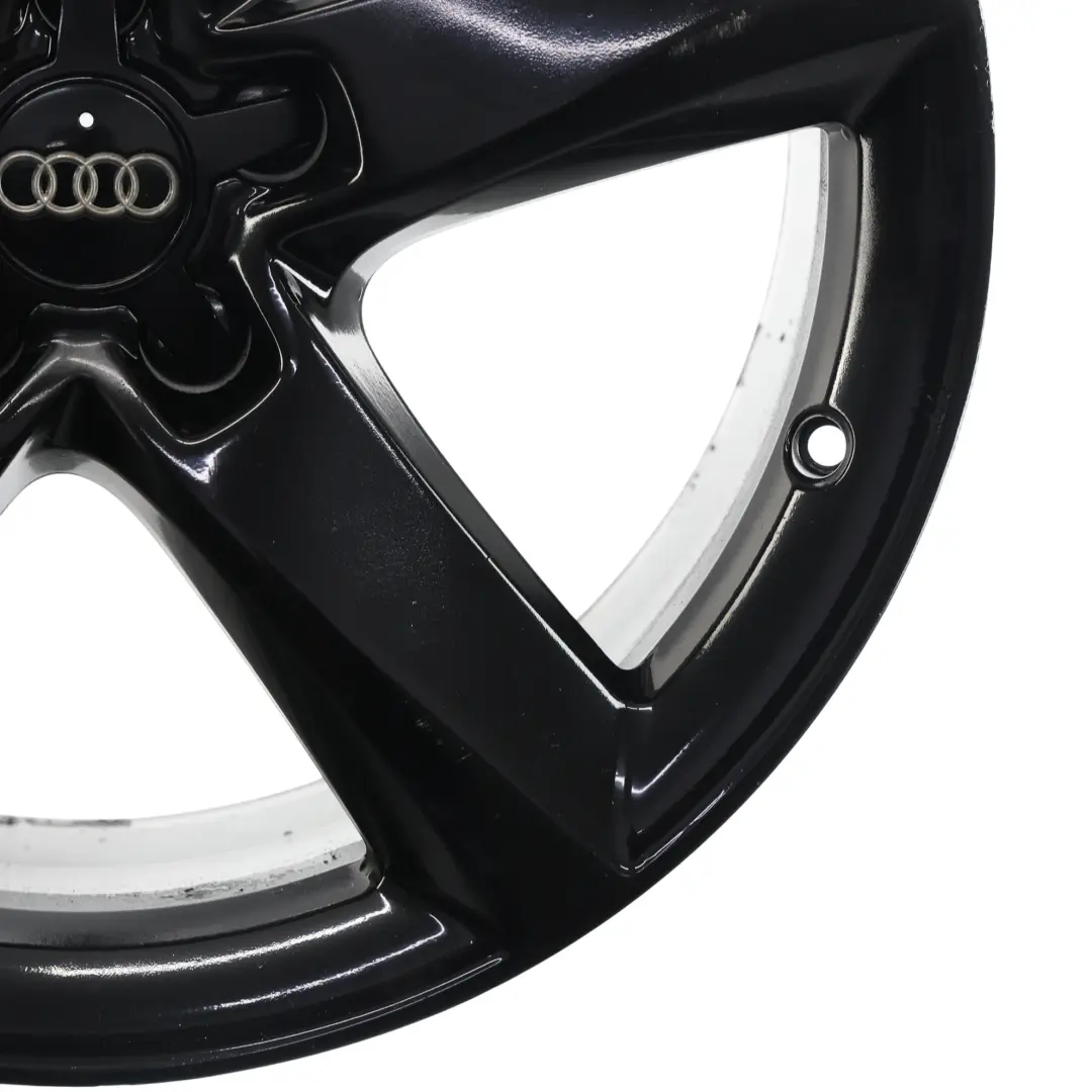 Audi A8 4H D4 Black Wheel Alloy Rim 19" 9J ET:33 Star Spoke - SKU 4H0601025BB-1 - Part number 4H0601025BB