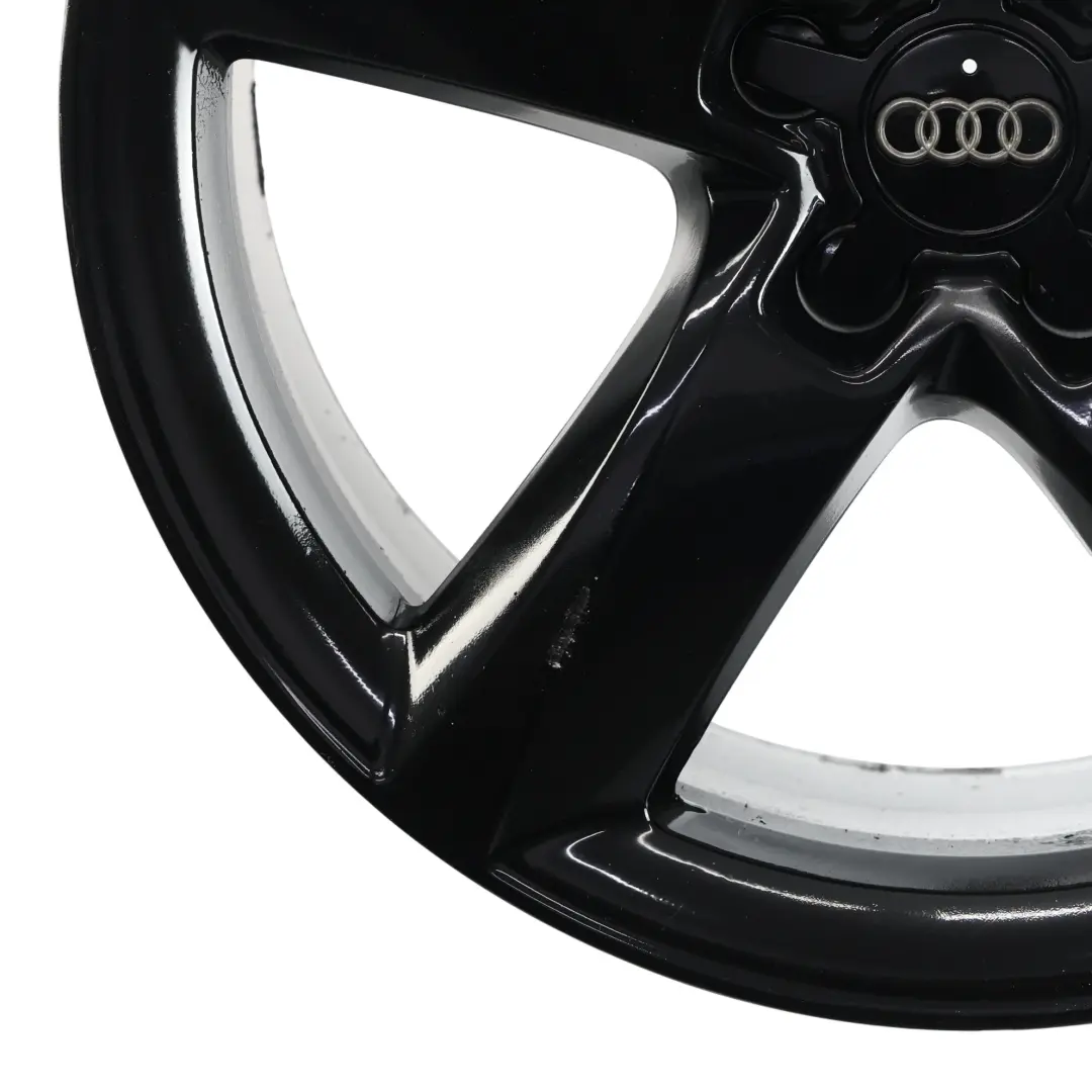 Audi A8 4H D4 Black Wheel Alloy Rim 19" 9J ET:33 Star Spoke - SKU 4H0601025BB-1 - Part number 4H0601025BB