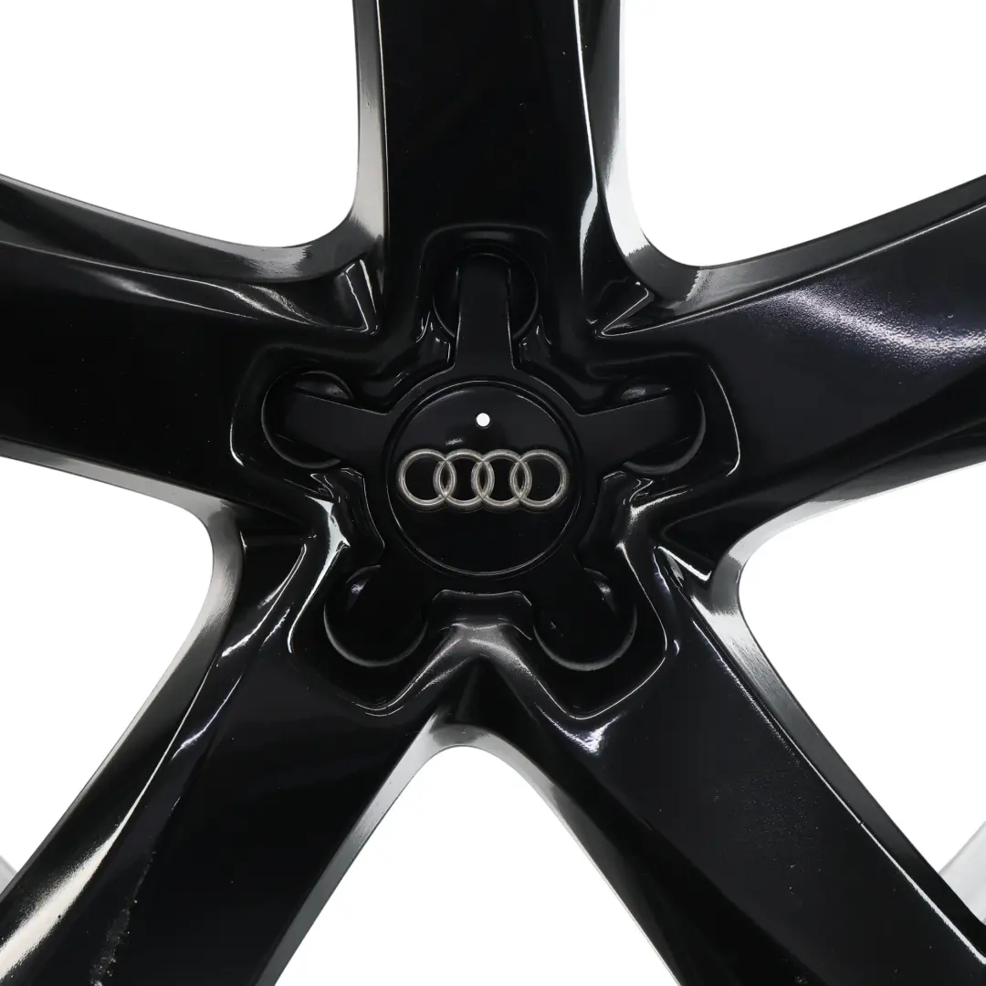 Audi A8 4H D4 Black Wheel Alloy Rim 19" 9J ET:33 Star Spoke - SKU 4H0601025BB-1 - Part number 4H0601025BB