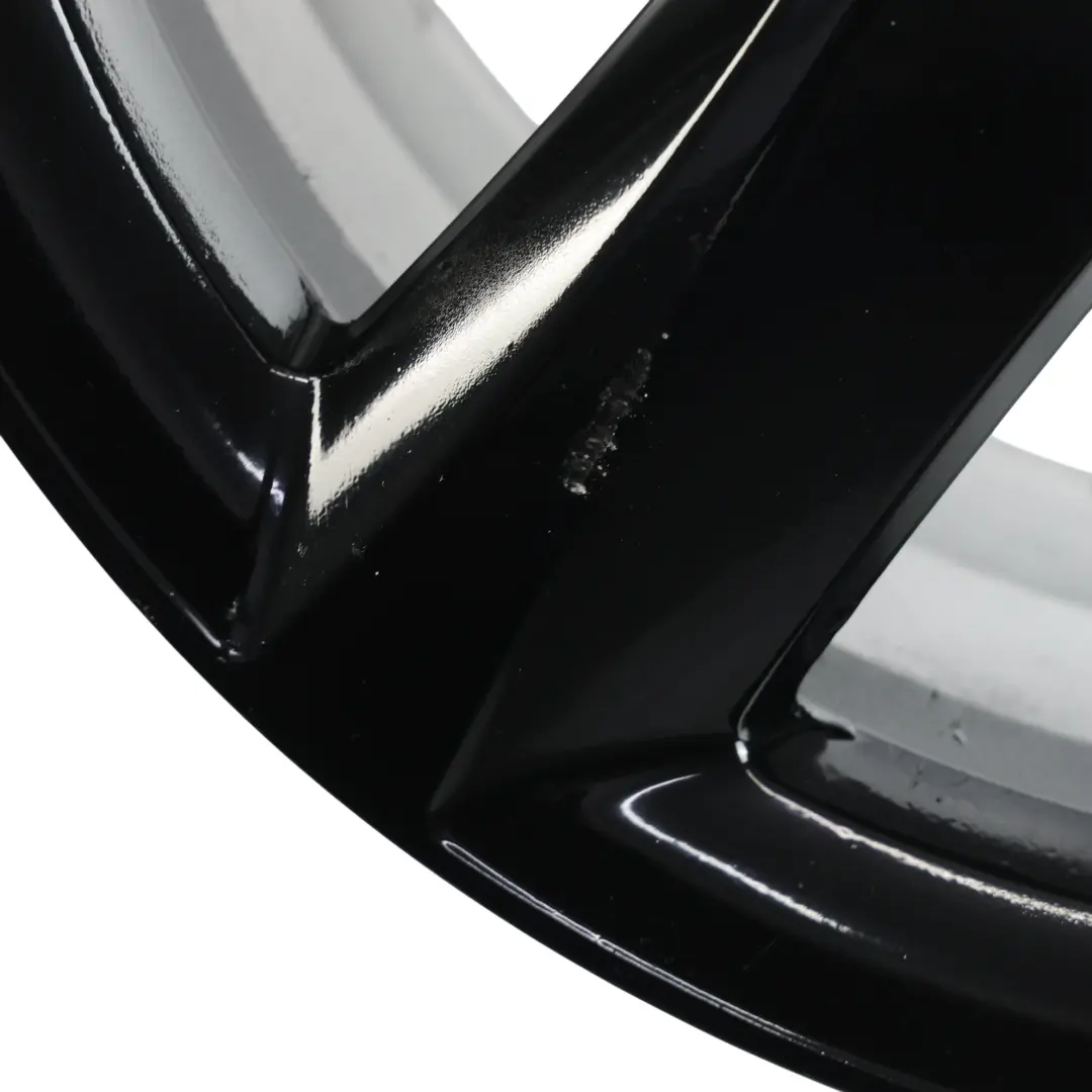 Audi A8 4H D4 Black Wheel Alloy Rim 19" 9J ET:33 Star Spoke - SKU 4H0601025BB-1 - Part number 4H0601025BB