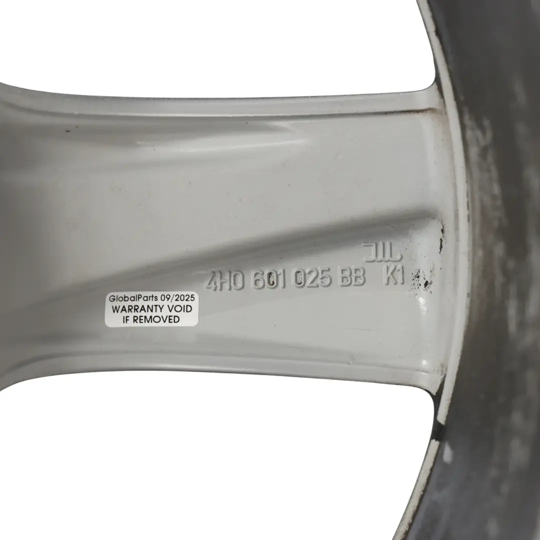 Audi A8 4H D4 Schwarz Alufelge 19" 9J ET:33 Sternspeiche - SKU 4H0601025BB-2 - Teilenummer 4H0601025BB