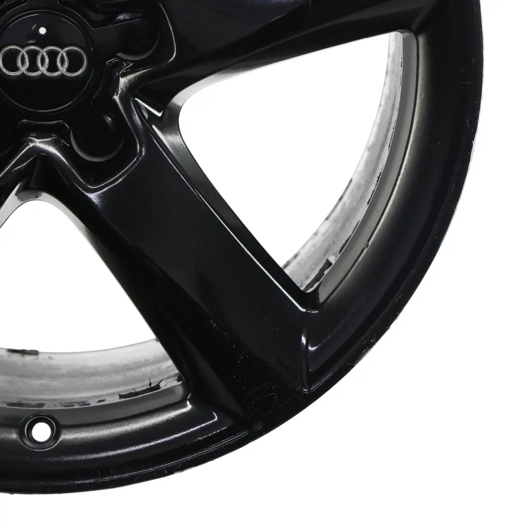 Audi A8 4H D4 Nero Cerchio Lega 19" 9J ET:33 Star Spoke - SKU 4H0601025BB-2 - Numero di parte 4H0601025BB