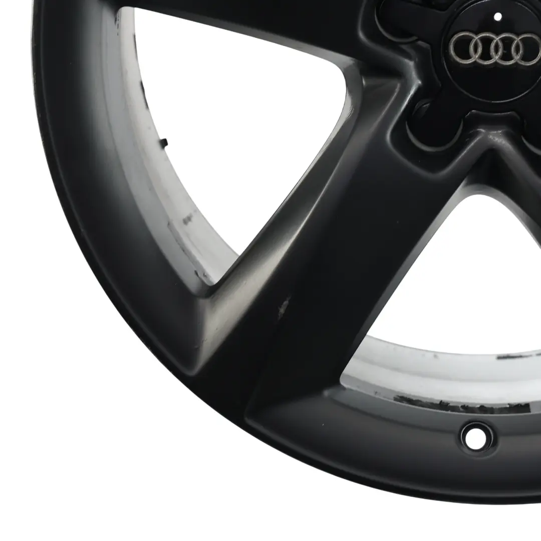 Audi A8 4H D4 Black Wheel Alloy Rim 19" 9J ET:33 Star Spoke - SKU 4H0601025BB-3 - Part number 4H0601025BB