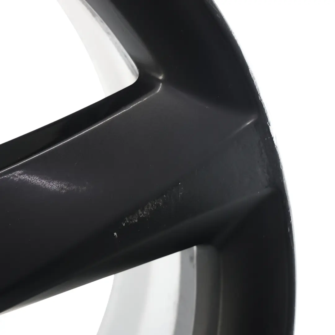 Alloy Rim 19" 9J ET:33 Star Spoke to Audi A8 4H D4 Black Wheel with Part number 4H0601025BB Audi A8 4H D4 Black Wheel Alloy Rim 19" 9J ET:33 Star Spoke - SKU 4H0601025BB-3 - Part number 4H0601025BB