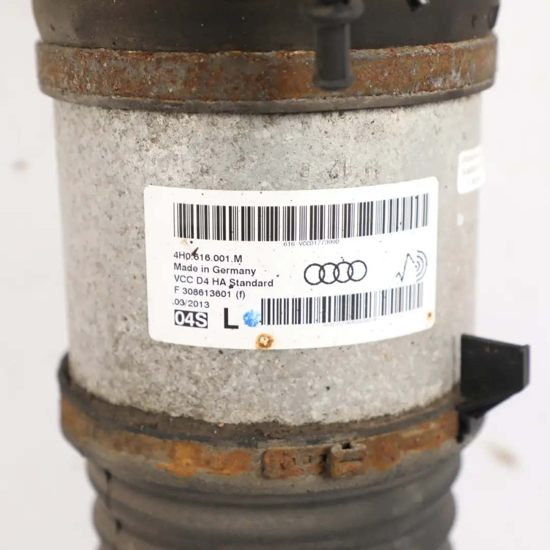 Suspension Spring Strut Rear Left N/S Shock Absorber to Audi A8 D4 Air with Part number 4H0616001M Audi A8 D4 Air Suspension Spring Strut Rear Left N/S Shock Absorber - SKU 4H0616001M-1 - Part number 4H0616001M