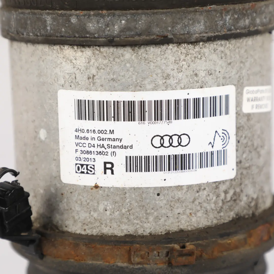A8L 4H Suspensión Neumática Puntal Trasero Derecho Amortiguador para Audi con número de pieza 4H0616002M Audi A8L 4H Suspensión Neumática Puntal Trasero Derecho Amortiguador - SKU 4H0616002M - Número de pieza 4H0616002M