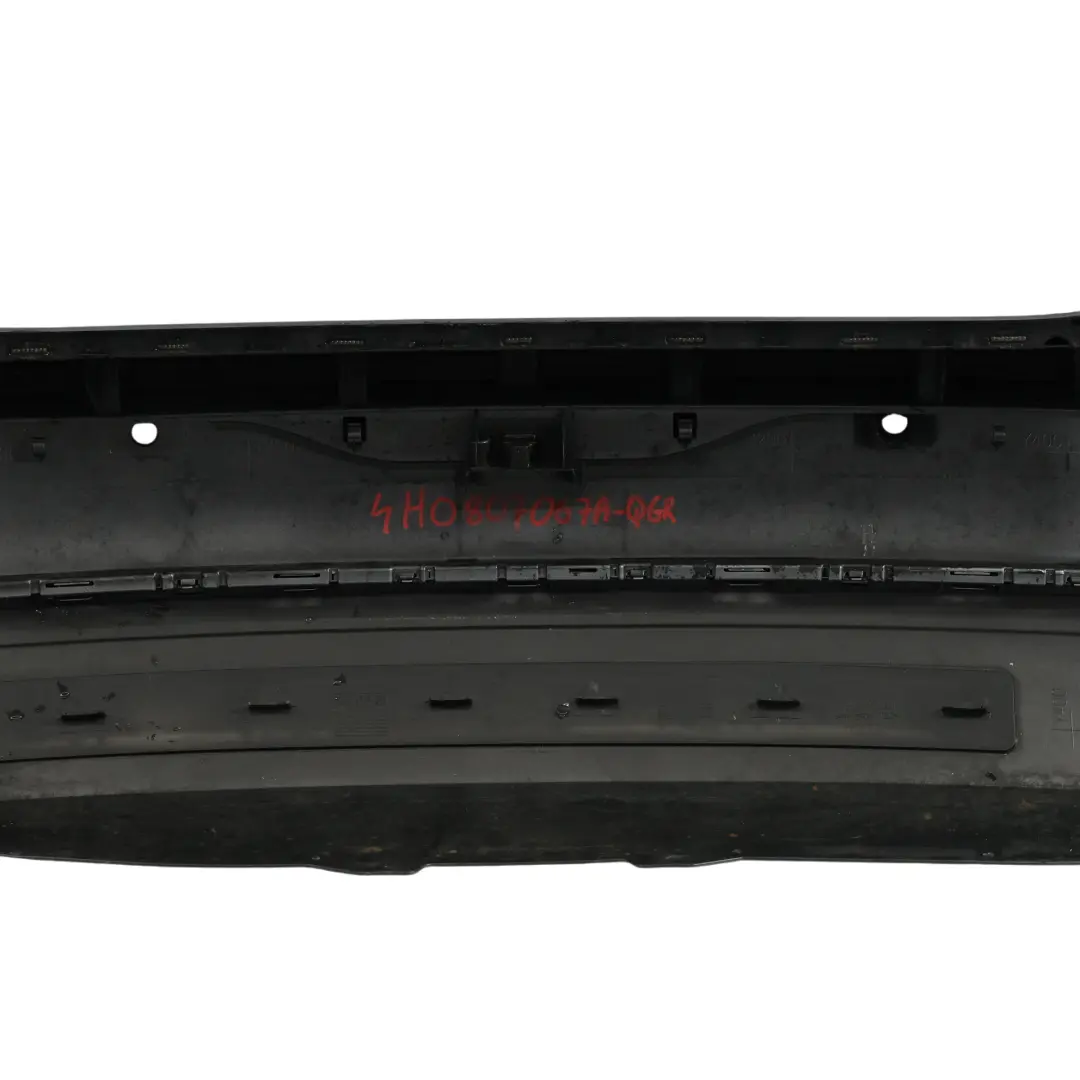 Bumper Panel PDC Parktronic Quartz Grey Metallic - Y7G to Audi A8 4H Rear with Part number 4H0807067A Audi A8 4H Rear Bumper Panel PDC Parktronic Quartz Grey Metallic - Y7G - SKU 4H0807067A-QGR - Part number 4H0807067A