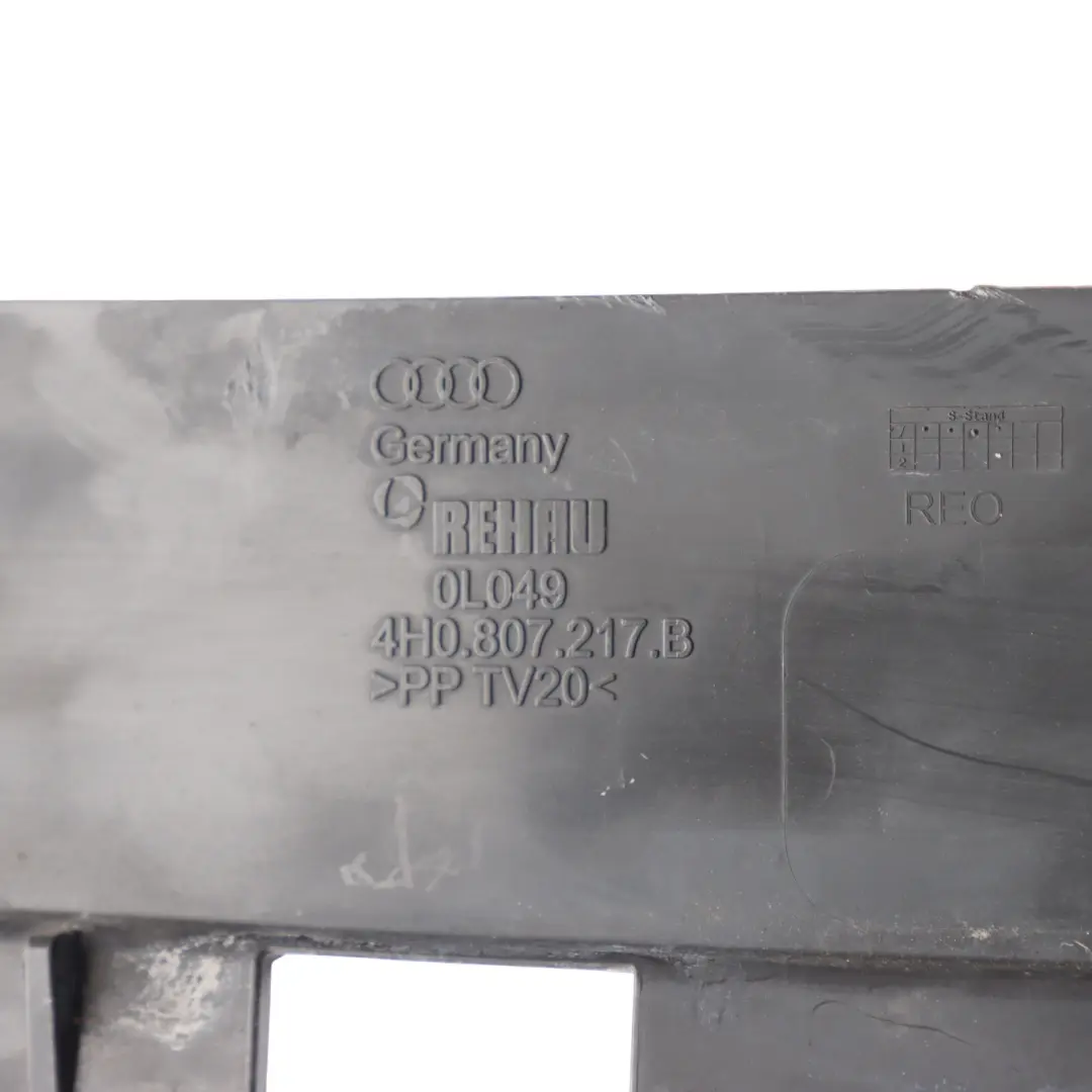 Audi A8 D4 Front Bumper Reinforcement Cover Panel Trim - SKU 4H0807217B - Part number 4H0807217B