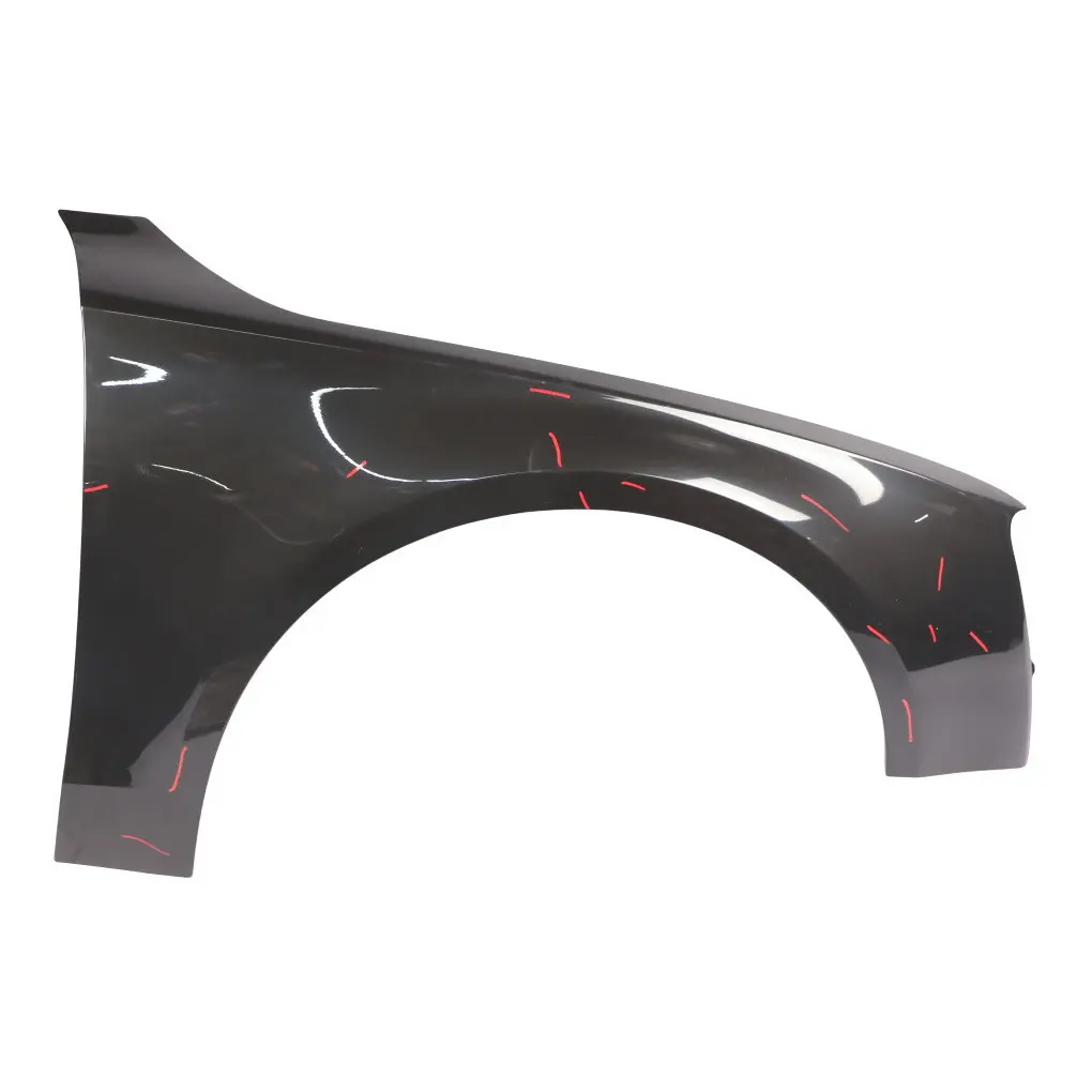 Side Panel Front Right O/S Wing Fender Cover Oolong Grey Metallic X7U to Audi A8 D4 with Part number 4H0821106B Audi A8 D4 Side Panel Front Right O/S Wing Fender Cover Oolong Grey Metallic X7U - SKU 4H0821106B-OGR - Part number 4H0821106B