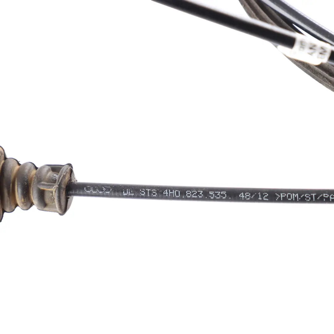 Audi A8 D4 4H Front Bonnet Hood Lock Release Cable - SKU 4H0823535 - Part number 4H0823535