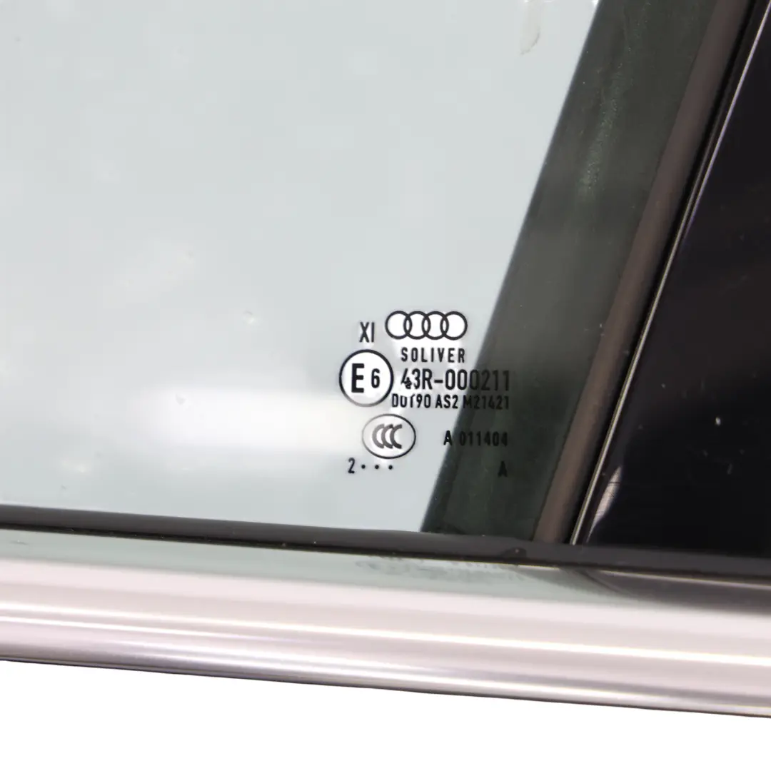 Audi A8 D4 Tür Vorne Links Verkleidungsplatte Quarzgrau Metallic - Y7G - SKU 4H0831051B-QGR - Teilenummer 4H0831051B