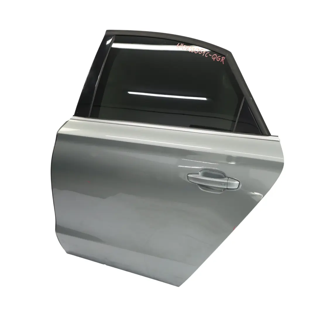 Audi A8 D4 Panneau De Porte Arrière Gauche Quartz Gris Métallisé - Y7G - SKU 4H0833051C-QGR - Numéro de pièce 4H0833051C
