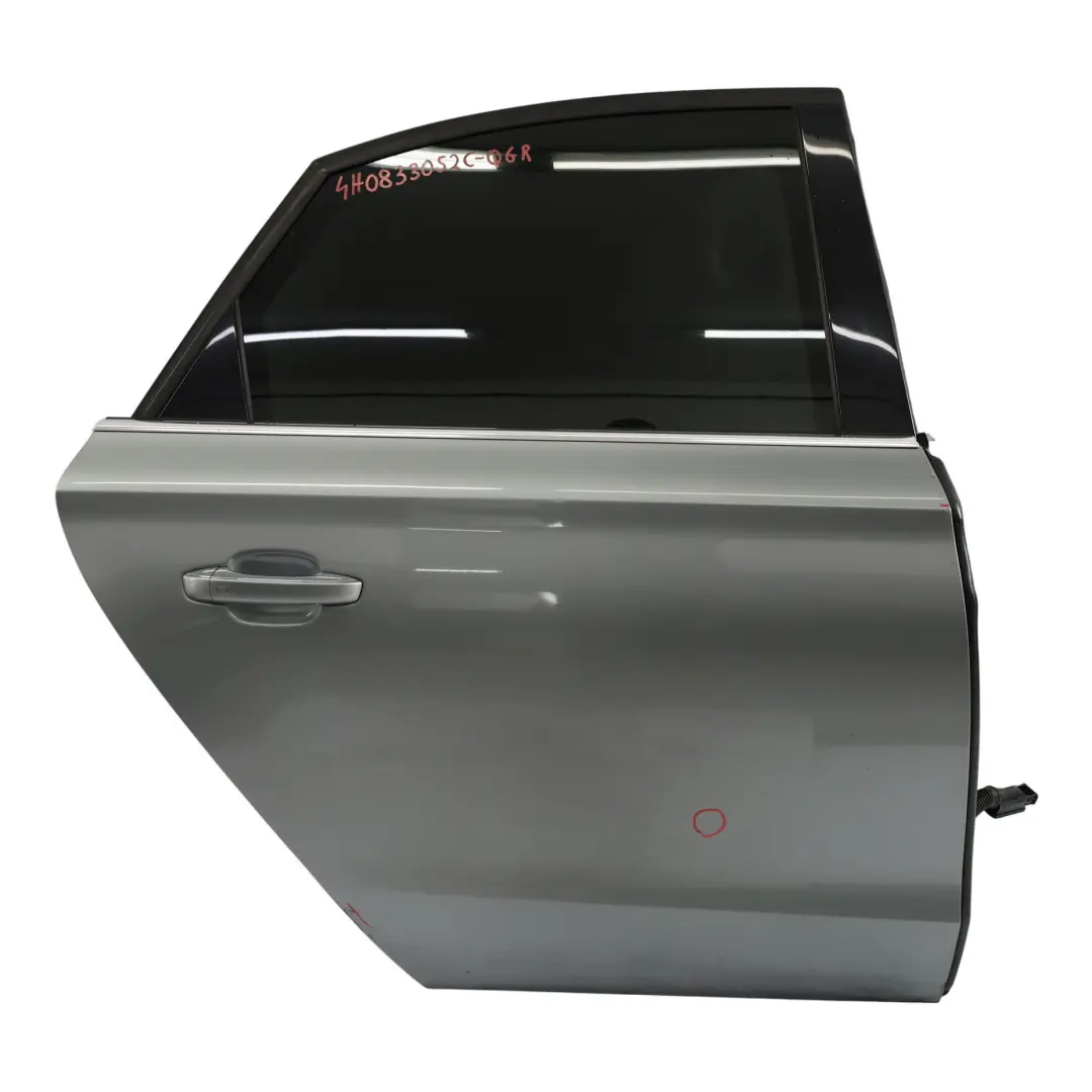 Door Right O/S Covering Panel Quartz Grey Metallic - Y7G to Audi A8 D4 Rear with Part number 4H0833052C Audi A8 D4 Rear Door Right O/S Covering Panel Quartz Grey Metallic - Y7G - SKU 4H0833052C-QGR - Part number 4H0833052C
