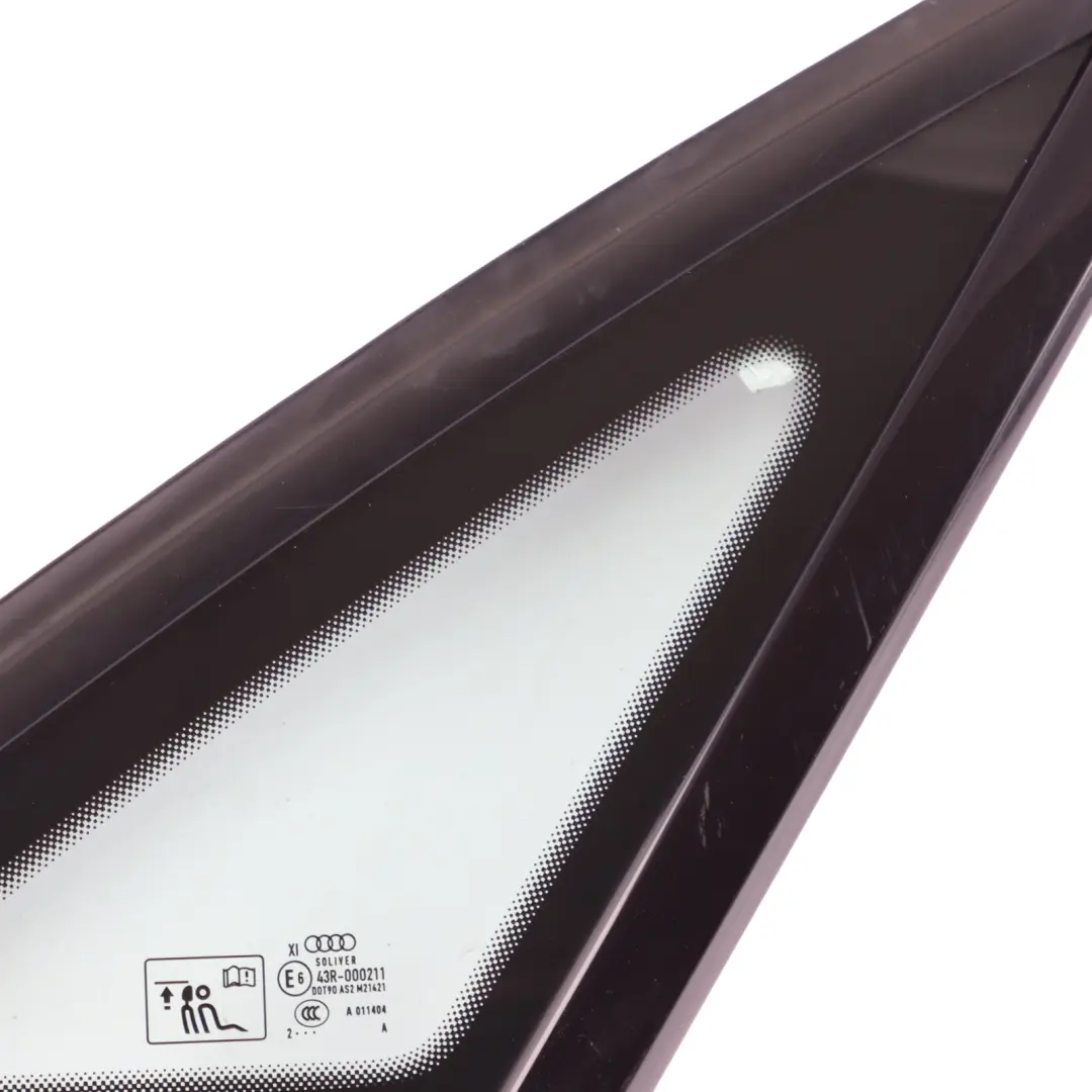 Quarter Window Glass Rear Right O/S Glass Glazing AS2 to Audi A8 D4 with Part number 4H0845300D Audi A8 D4 Quarter Window Glass Rear Right O/S Glass Glazing AS2 - SKU 4H0845300D - Part number 4H0845300D