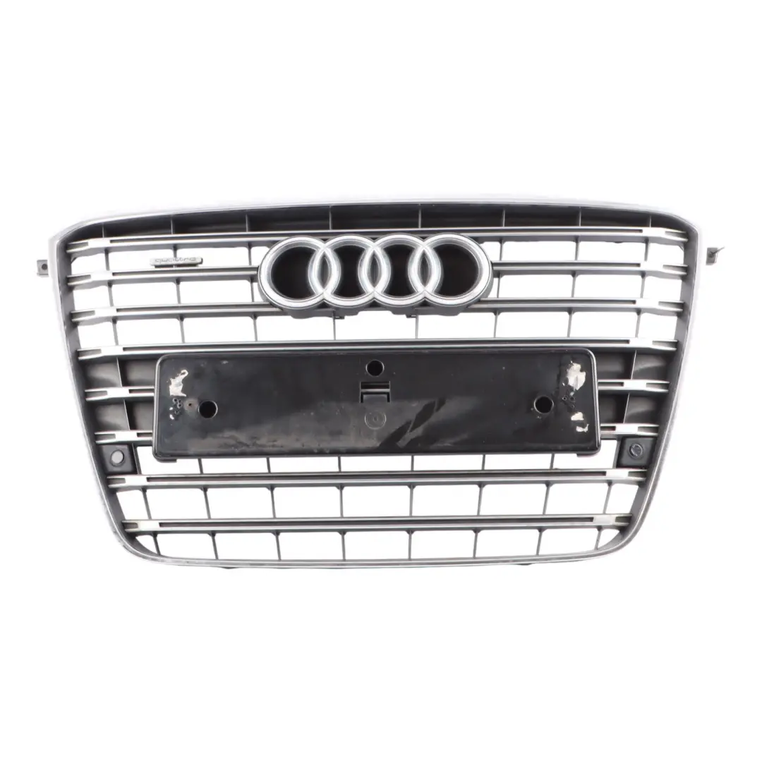 Front Bumper Quattro Radiator Cover Grille Panel Chrome 4H0853651D to Audi A8 D4 with Part number 4H0853651H Audi A8 D4 Front Bumper Quattro Radiator Cover Grille Panel Chrome 4H0853651D - SKU 4H0853651H - Part number 4H0853651H