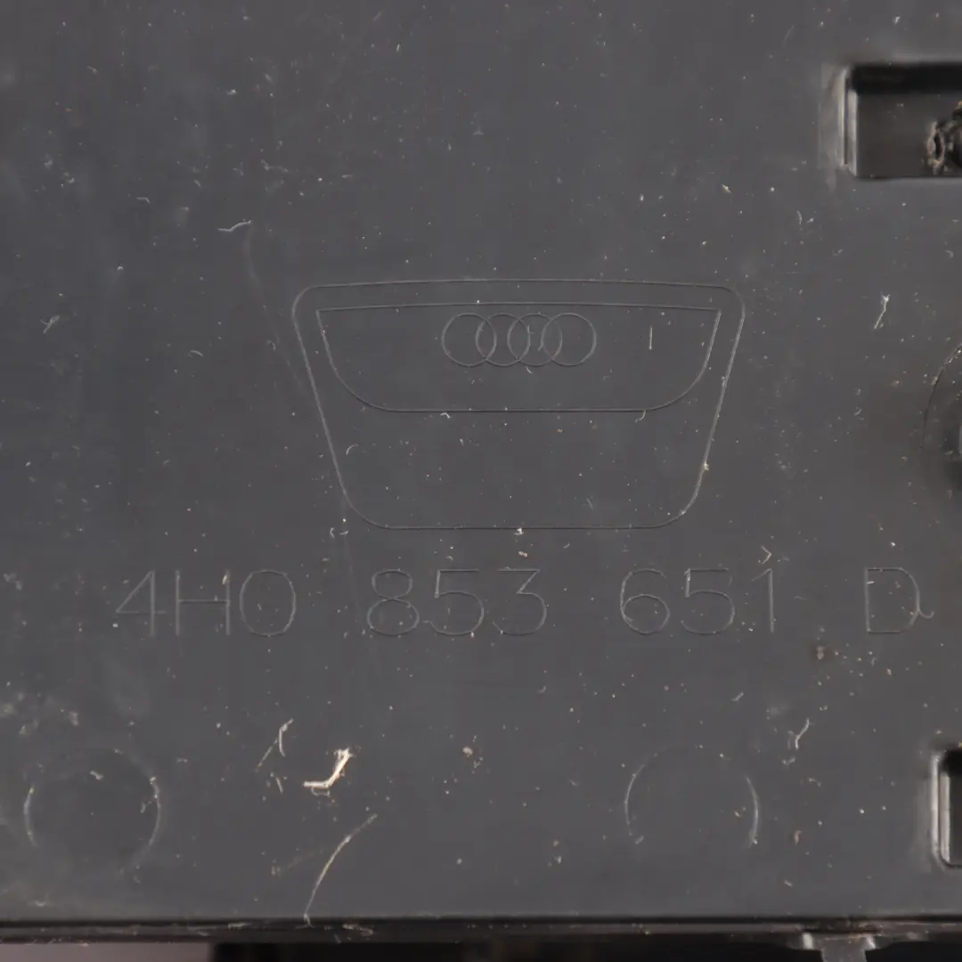 Audi A8 D4 Front Bumper Quattro Radiator Cover Grille Panel Chrome 4H0853651D - SKU 4H0853651H - Part number 4H0853651H