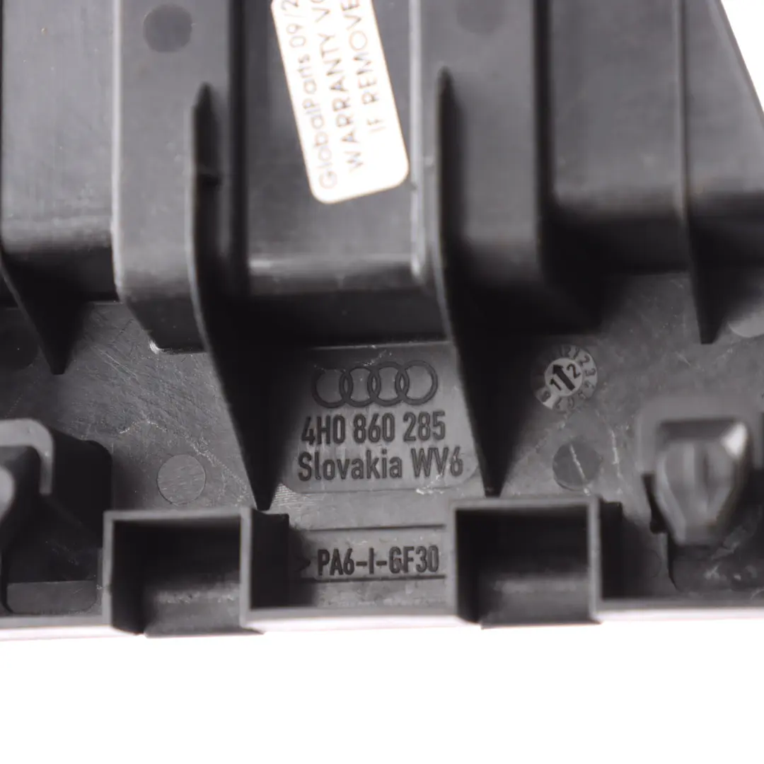 Uchwyt Osłona Trójkąta Ostrzegawczego do Audi A8 D4 o numerze 4H0860285 Audi A8 D4 Uchwyt Osłona Trójkąta Ostrzegawczego - SKU 4H0860285 - Numer Części 4H0860285