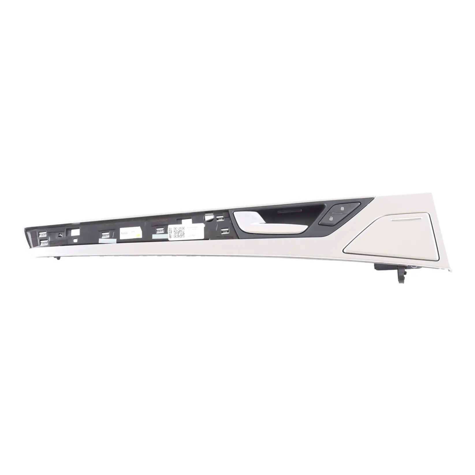 Audi A8 D4 Türverkleidung Aluminium Zierleiste Hinten Links 4H0867373B