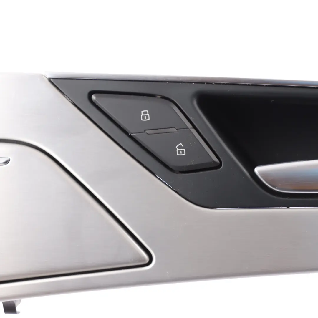 Audi A8 D4 Door Card Strip Aluminium Silver Rear Left N/S Trim Panel - SKU 4H0867086B - Part number 4H0867086B