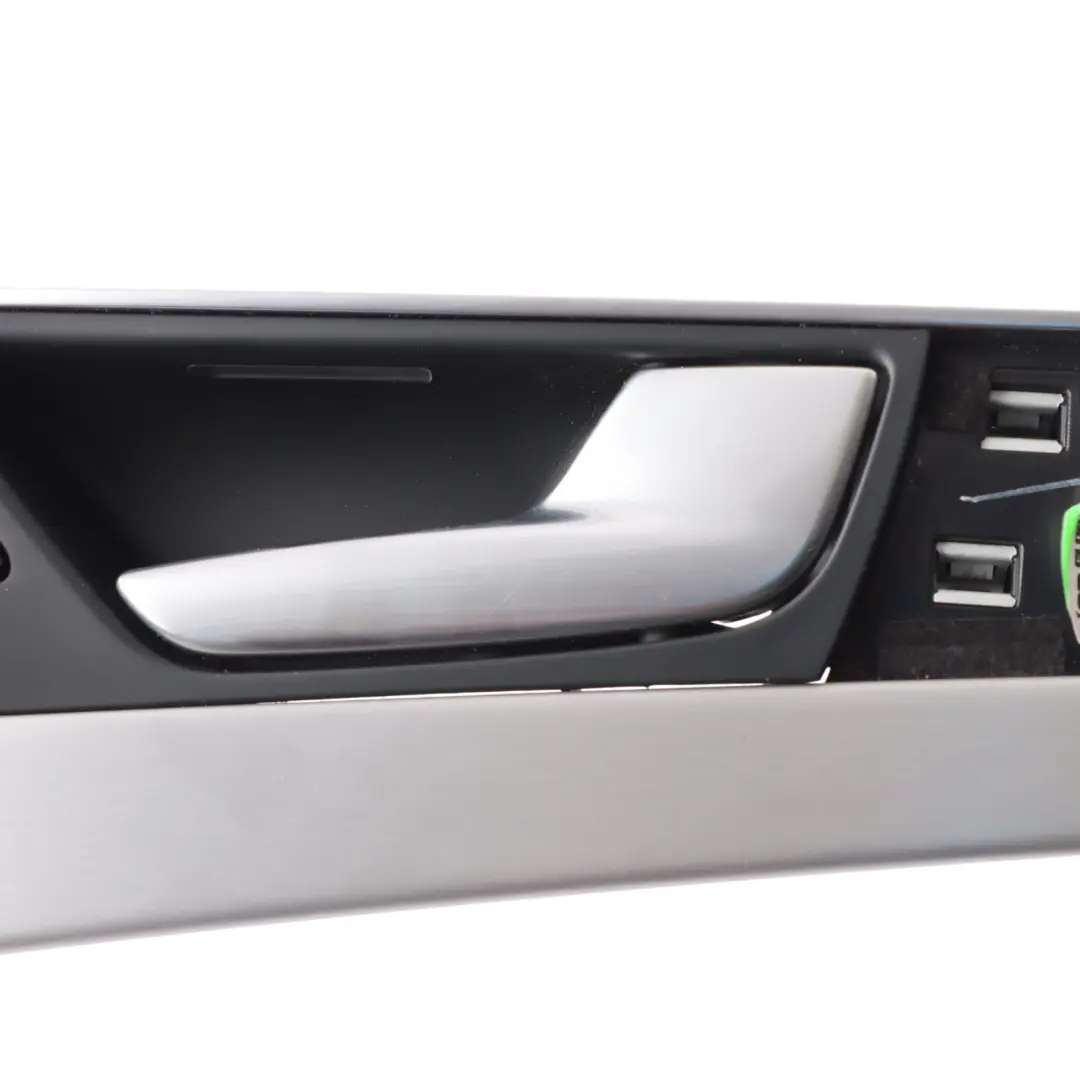 Audi A8 D4 Door Card Strip Aluminium Silver Rear Left N/S Trim Panel - SKU 4H0867086B - Part number 4H0867086B