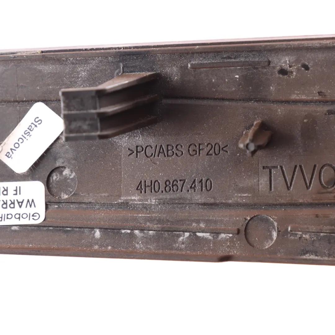 Audi A8 S8 D4 Türkarten Verkleidung Abdeckung Vorne Rechts Walnuss Wurzel/Braun - SKU 4H0867410A - Teilenummer 4H0867410A