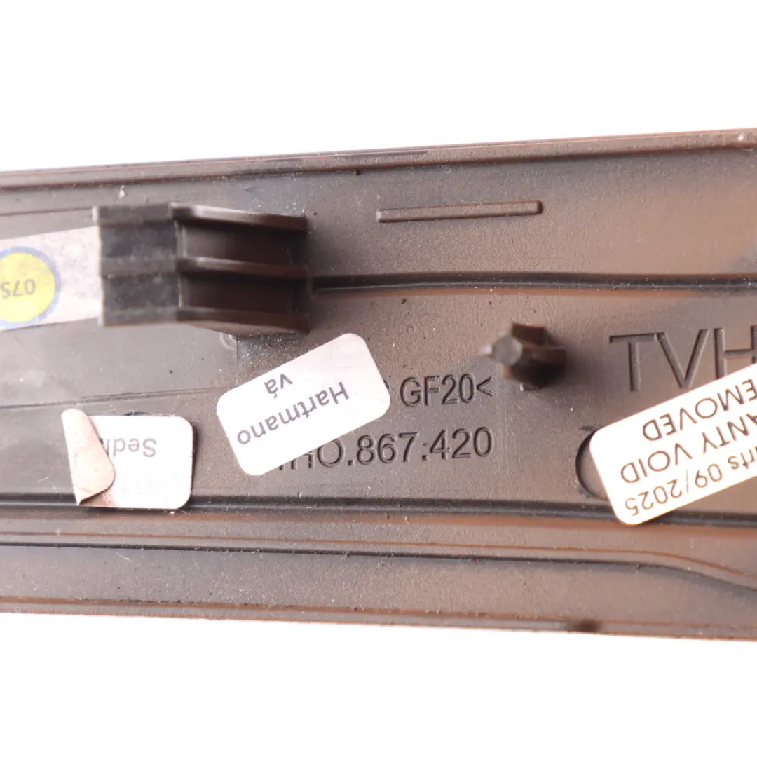 Recubrimiento Tira Tapa Trasera Derecha Nogal Raíz/Marrón para Audi A8 S8 D4 con número de pieza 4H0867420A Audi A8 S8 D4 Recubrimiento Tira Tapa Trasera Derecha Nogal Raíz/Marrón - SKU 4H0867420A - Número de pieza 4H0867420A