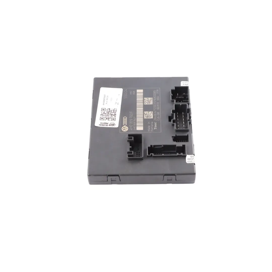Module De Réglage Du Dossier Du Siège Avant Gauche Droite pour Audi A8 D4 à propos du numéro de pièce 4H0959760F Audi A8 D4 Module De Réglage Du Dossier Du Siège Avant Gauche Droite - SKU 4H0959760F - Numéro de pièce 4H0959760F