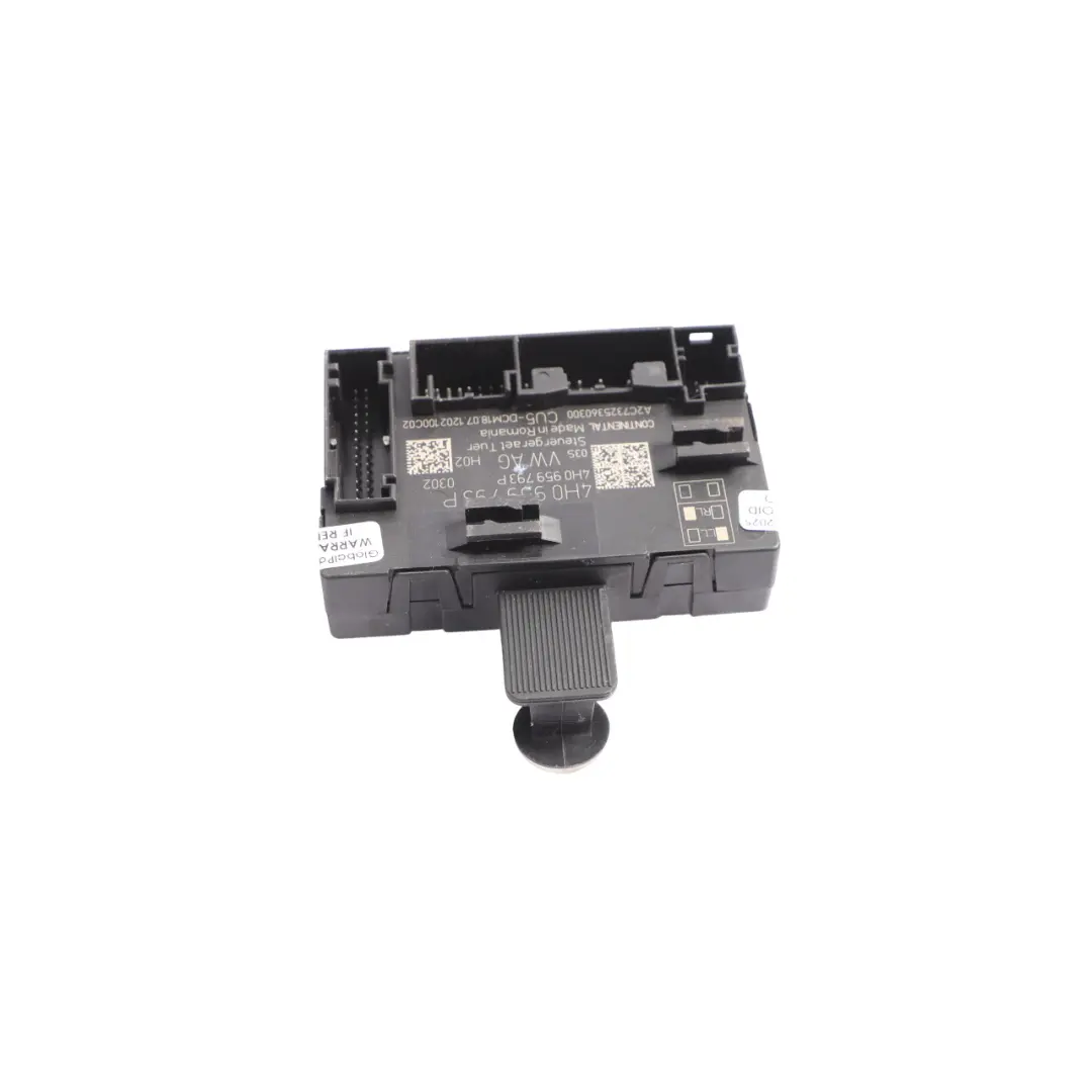 Porsche Cayenne 92A Front Door Control Module Unit ECU Driver's Side - SKU 4H0959793P - Part number 4H0959793P