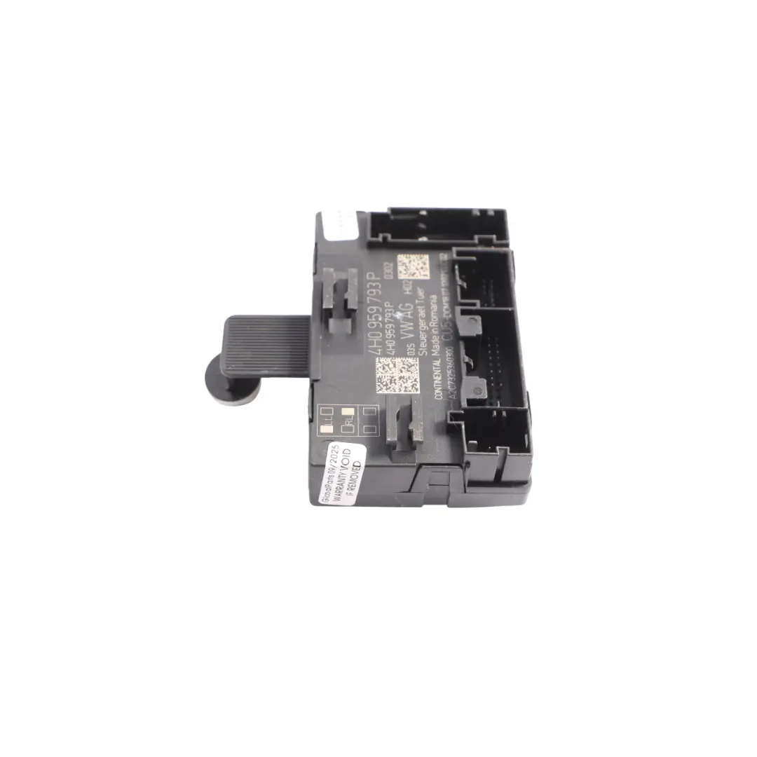 Porsche Cayenne 92A Front Door Control Module Unit ECU Driver's Side - SKU 4H0959793P - Part number 4H0959793P