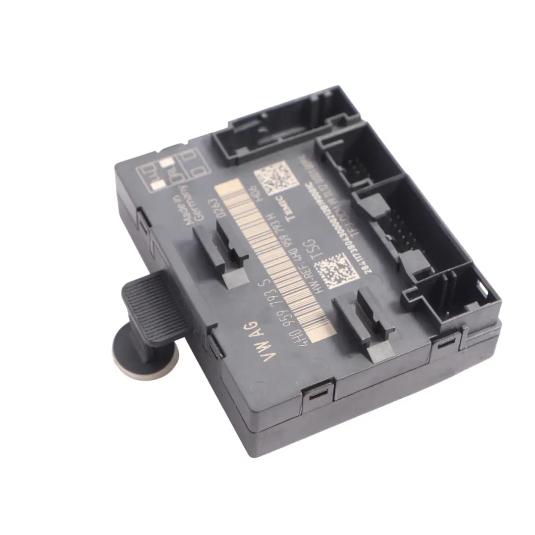 Front Door Control Module Unit ECU Driver's Side to Audi A8 D4 with Part number 4H0959793S Audi A8 D4 Front Door Control Module Unit ECU Driver's Side - SKU 4H0959793S - Part number 4H0959793S