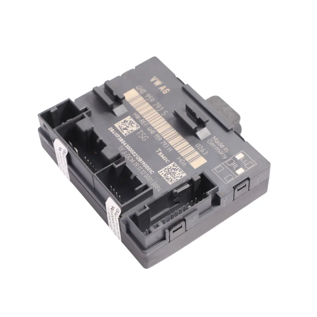 Front Door Control Module Unit ECU Driver's Side to Audi A8 D4 with Part number 4H0959793S Audi A8 D4 Front Door Control Module Unit ECU Driver's Side - SKU 4H0959793S - Part number 4H0959793S