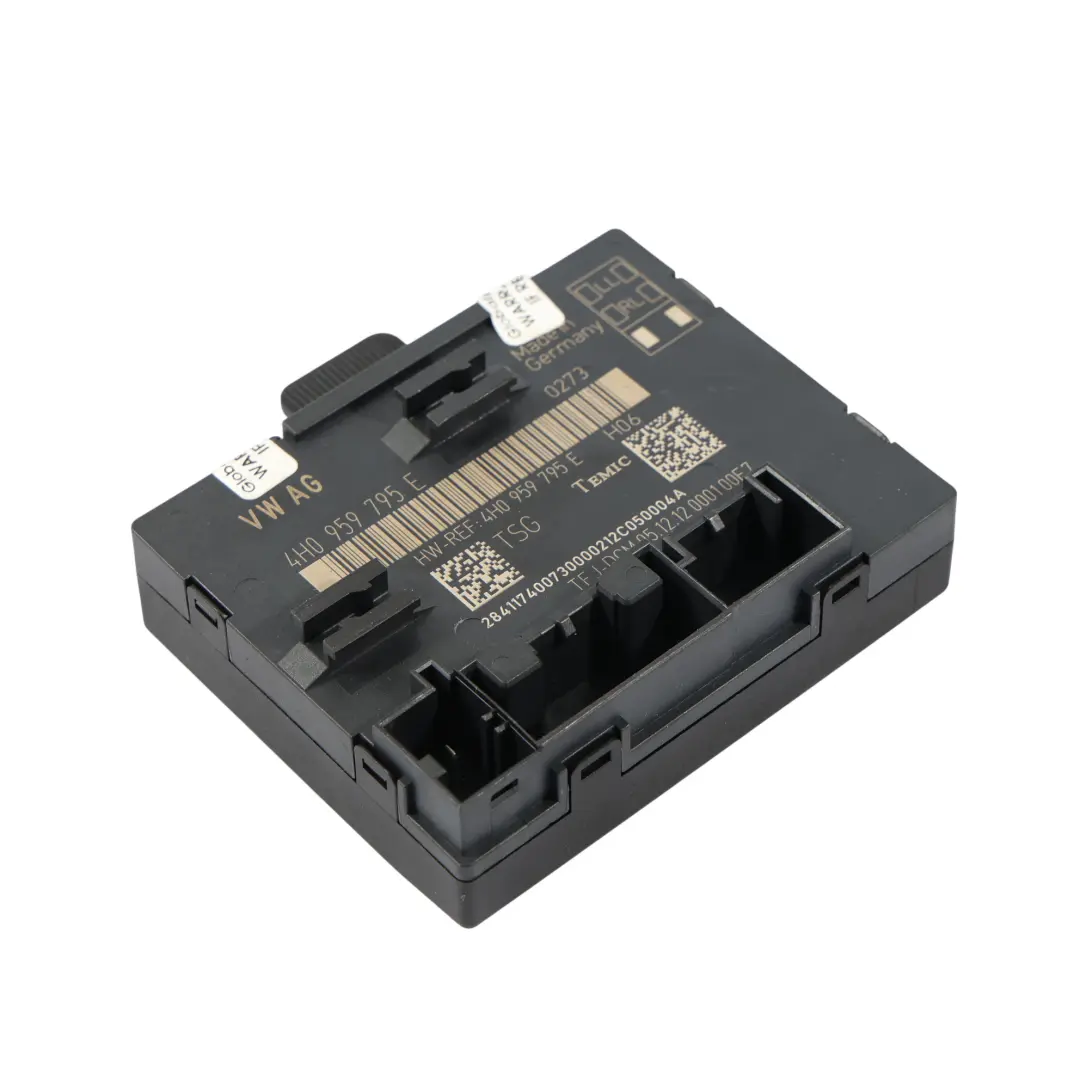 Unidad De Control Módulo Puerta Trasera Izquierda Derecha para Audi A8 4H con número de pieza 4H0959795E Audi A8 4H Unidad De Control Módulo Puerta Trasera Izquierda Derecha - SKU 4H0959795E - Número de pieza 4H0959795E