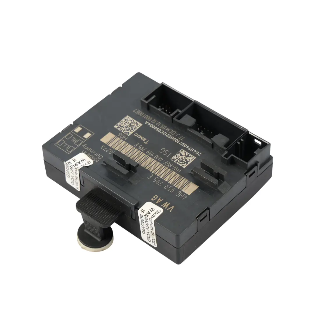 Hintertürmodul Steuergerät Links Rechts für Audi A8 4H mit Teilenummer 4H0959795E Audi A8 4H Hintertürmodul Steuergerät Links Rechts - SKU 4H0959795E - Teilenummer 4H0959795E