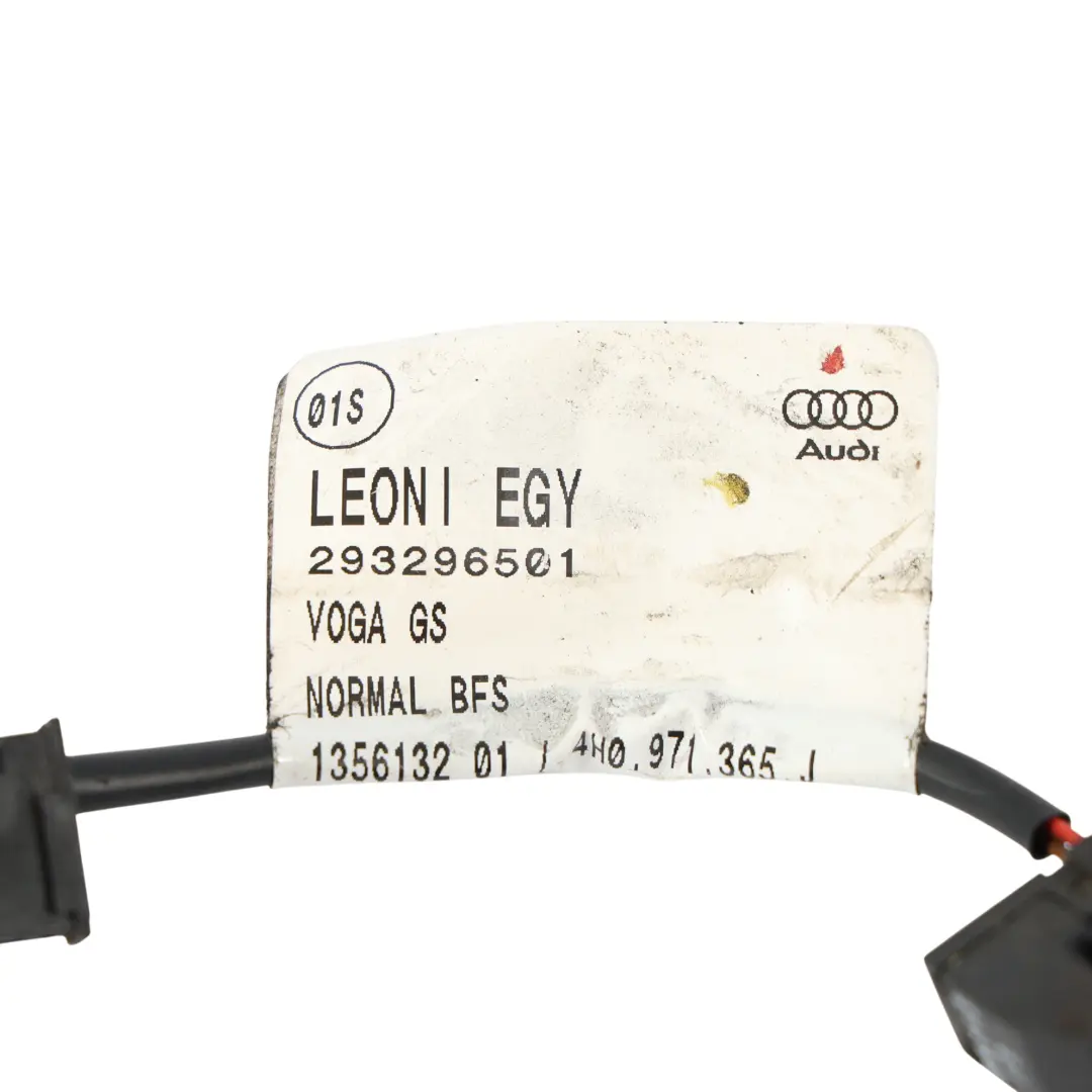 Audi A8 D4 Cable Asiento Delantero Izq Der Aviso Cinturón Cableado - SKU 4H0971365J - Número de pieza 4H0971365J