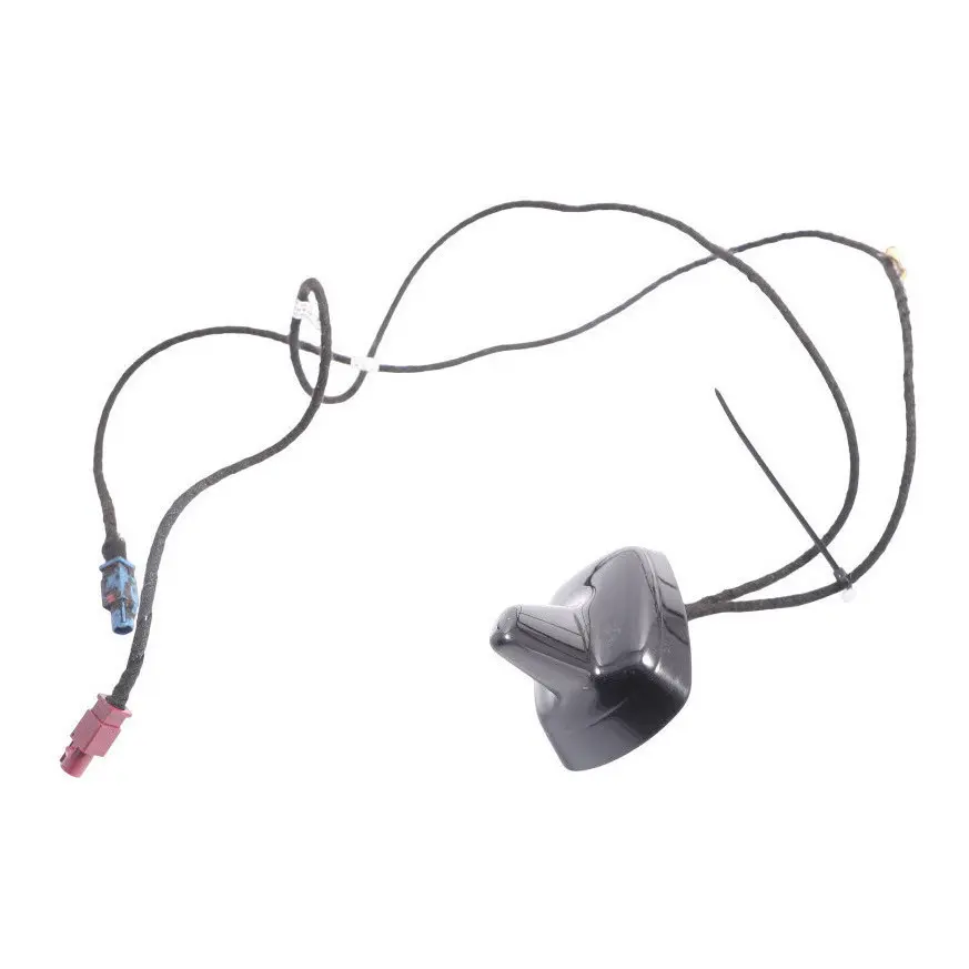 Roof Antenna Aerial Shark Fin Orca Black Metallic C9X to Audi Q7 4L with Part number 4L0035503L Audi Q7 4L Roof Antenna Aerial Shark Fin Orca Black Metallic C9X - SKU 4L0035503L-ORB - Part number 4L0035503L