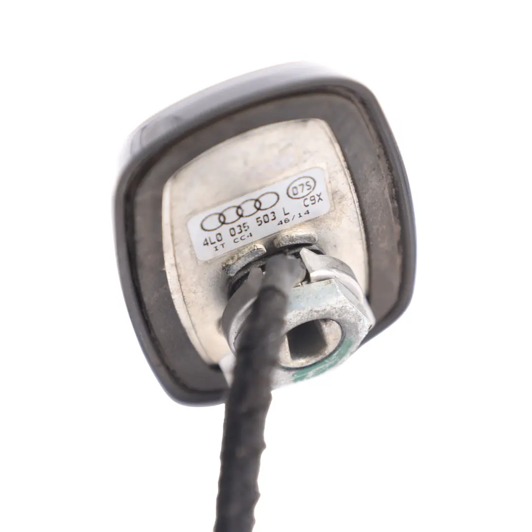 Roof Antenna Aerial Shark Fin Orca Black Metallic C9X to Audi Q7 4L with Part number 4L0035503L Audi Q7 4L Roof Antenna Aerial Shark Fin Orca Black Metallic C9X - SKU 4L0035503L-ORB - Part number 4L0035503L