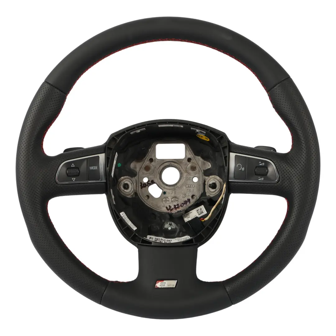 Audi Q7 4L Steering Wheel S-Line NEW Black Leather Paddle Shift - SKU 4L0419091R-1 - Part number 4L0419091R
