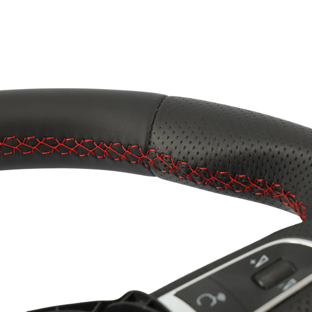 Steering Wheel S-Line NEW Black Leather Paddle Shift to Audi Q7 4L with Part number 4L0419091R Audi Q7 4L Steering Wheel S-Line NEW Black Leather Paddle Shift - SKU 4L0419091R-1 - Part number 4L0419091R