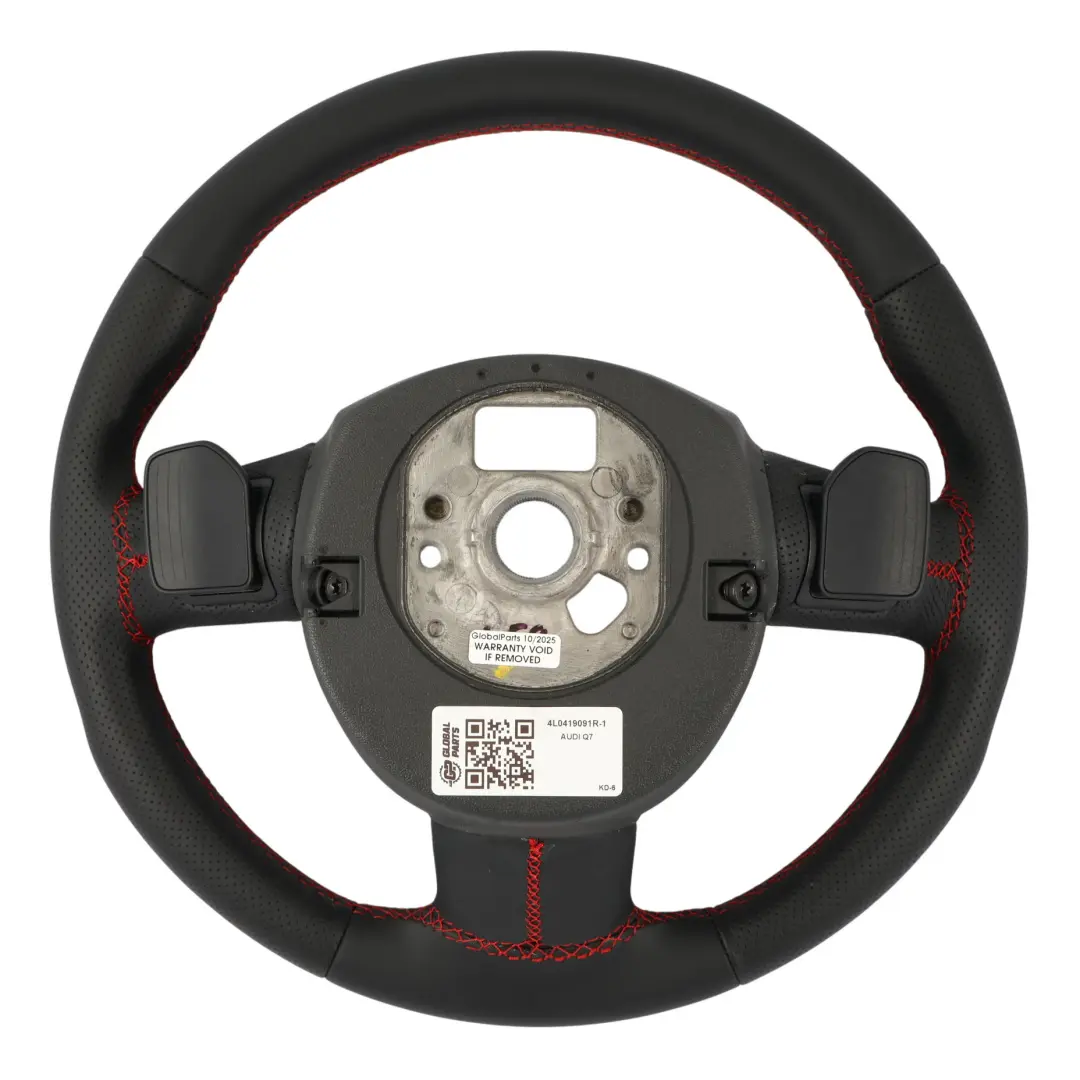 Audi Q7 4L Steering Wheel S-Line NEW Black Leather Paddle Shift - SKU 4L0419091R-1 - Part number 4L0419091R