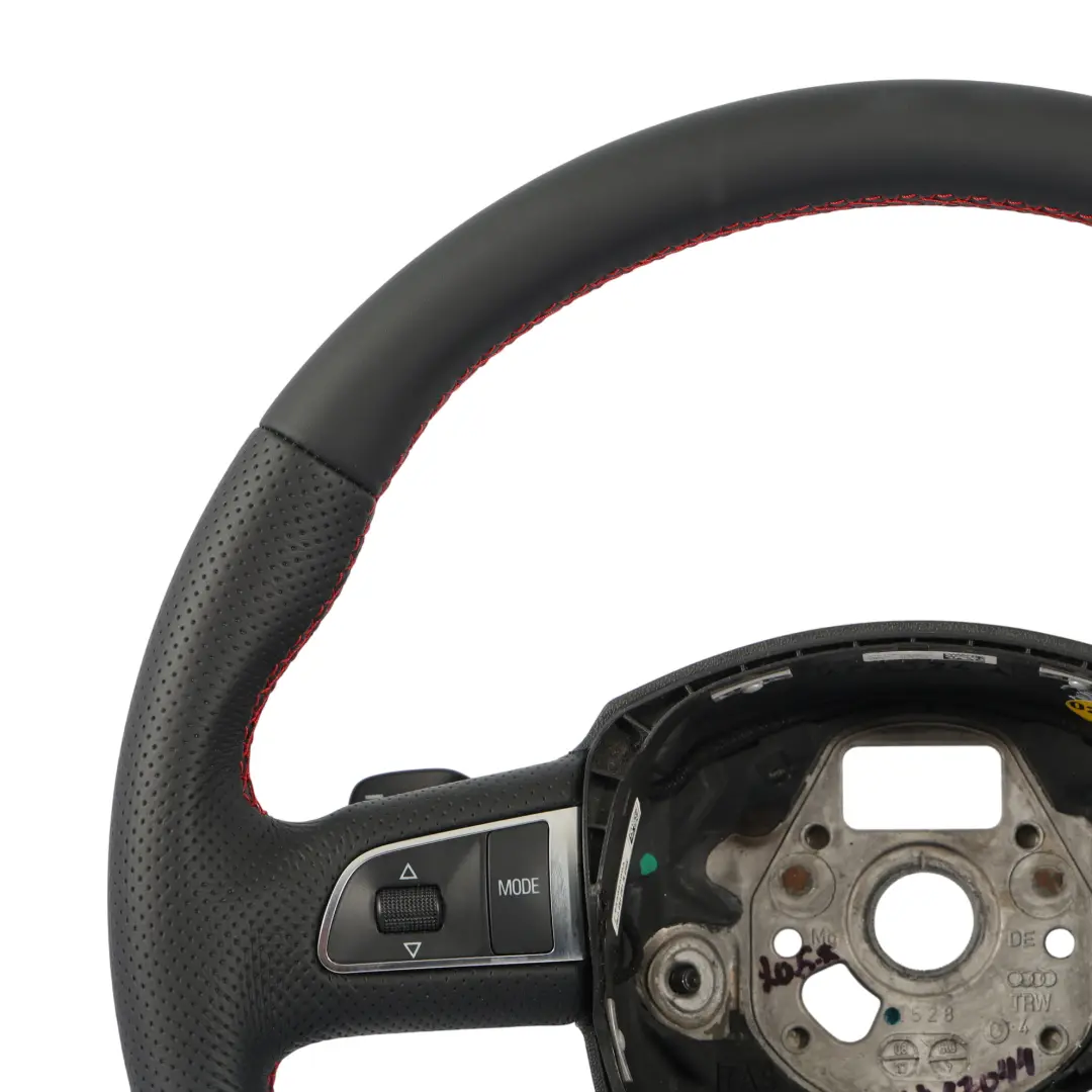 Audi Q7 4L Steering Wheel S-Line NEW Black Leather Paddle Shift - SKU 4L0419091R-1 - Part number 4L0419091R