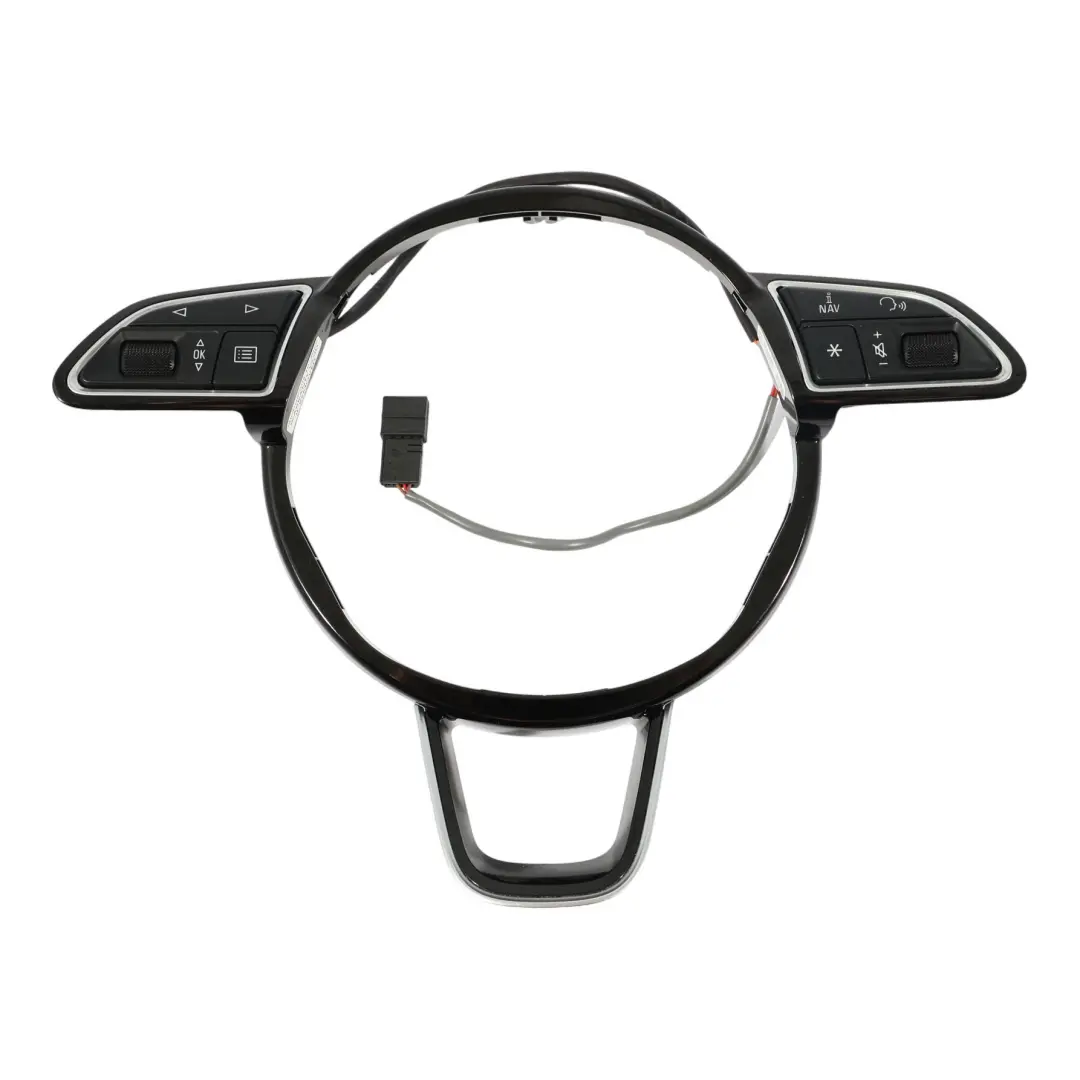 Audi Q7 4L Steering Wheel Switch Button Trim Cover Frame Black - SKU 4L0419689A-2 - Part number 4L0419689A