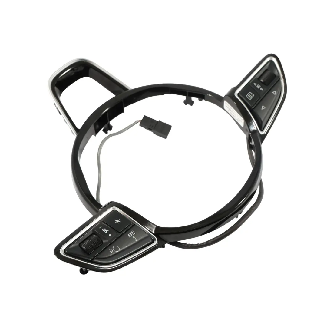 Audi Q7 4L Steering Wheel Switch Button Trim Cover Frame Black - SKU 4L0419689A-2 - Part number 4L0419689A