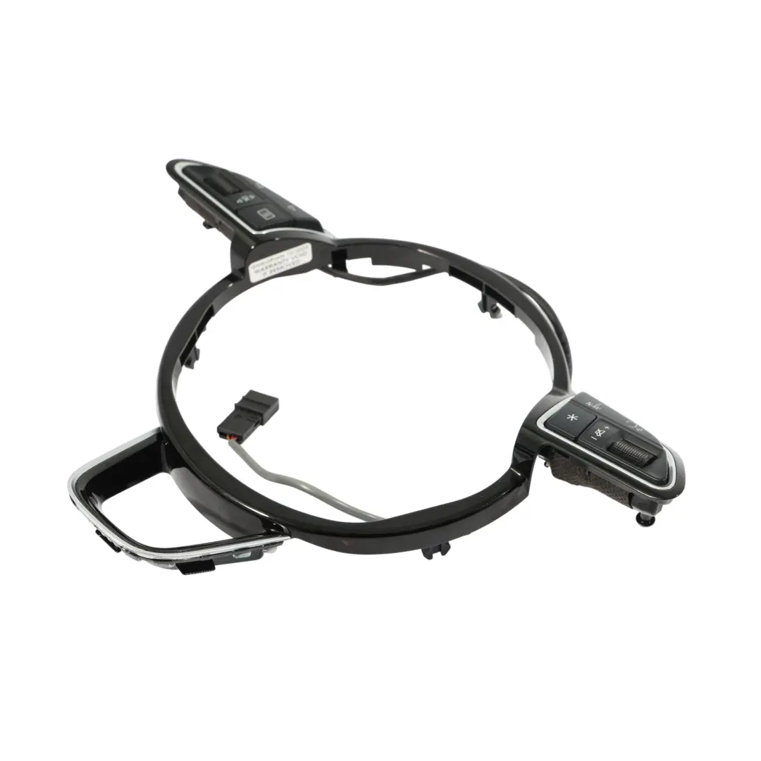 Interruttore Del Volante Trim Cover Frame Nero per Audi Q7 4L con numero di parte 4L0419689A Audi Q7 4L Interruttore Del Volante Trim Cover Frame Nero - SKU 4L0419689A-2 - Numero di parte 4L0419689A