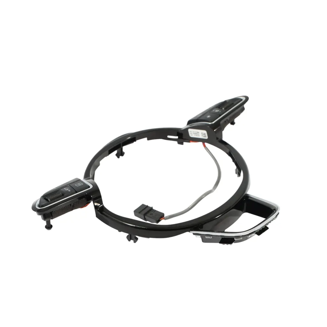 4LGarniture Bouton Commande De Volant Cadre Noir pour Audi Q7 à propos du numéro de pièce 4L0419689A Audi Q7 4LGarniture Bouton Commande De Volant Cadre Noir - SKU 4L0419689A-2 - Numéro de pièce 4L0419689A