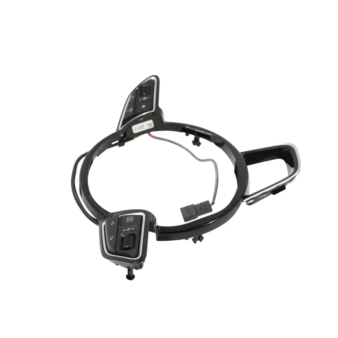 Interruttore Del Volante Trim Cover Frame Nero per Audi Q7 4L con numero di parte 4L0419689A Audi Q7 4L Interruttore Del Volante Trim Cover Frame Nero - SKU 4L0419689A-2 - Numero di parte 4L0419689A